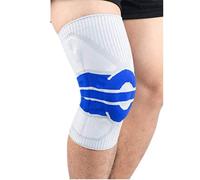 Knee Support Open Patella - Knee Brace For Arthritis, Joint Pain Relief, ACL, Meniscus Tear, Runners Knee, Walking, Running - Knee Supports for Joint Pain Men and Women - Adjustable (White, M)