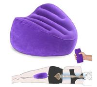 Knee Support Pillow - - Inflatable Wedge Portable Knee Pillow Between Legs for Sleeping - Leg Pillow Soothing Pain Relief for Sciatica Hip Joints and Thigh Sleep Support