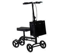 Knee Walker Scooter Mobility Aid Adjustable Height Steering Brakes Basket