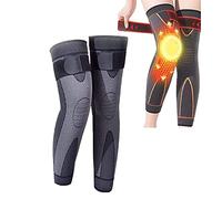 KNEECA Tourmaline Acupressure Selfheating Knee Sleeve,Mugwort Acupressure Shaping Knee Pads,Comfortable Anti -Slip Knee Support Brace,Knee Compression Sleeves for Woman and Man (Black, XXL)