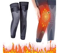 KNEECA Tourmaline Acupressure Selfheating Knee Sleeve, Mugwort Acupressure Shaping Knee Pads, Wormwood Self-Heating Knee Pads (XL, Black)