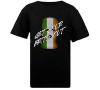 Kneecap Get Your Brits Out Kid Black Tee T-Shirt Unisex Regular, Black, 7 Years
