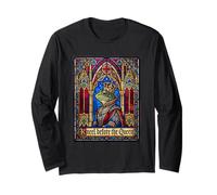 Kneel Before the Queen Frog Renaissance Fair Long Sleeve T-Shirt