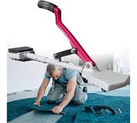 Kneeless Carpet Stretcher, Carpet Knee Kicker with Soft Rubber Handle and Grippers for DIY Use, Essential Fitting Tool for Flooring Projects