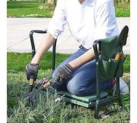 Kneeling Chair, Garden Kneeler and Seat Folding Bench Stool Portable Stool Chair w/Tool Bag Foldable Gardening Stools EVA Kneeling Pad