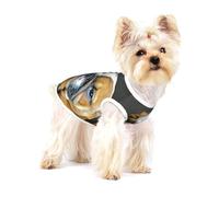 Kneeling English Bulldog,Cotton Sleeveless Pet T-Shirt Soft Stretchy Puppy Breathable Vest,M