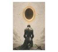 Kneeling Knight Eclipse Jigsaw Puzzle 1000 Pieces in Wood, Mind Game