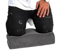 Kneeling Pad Comfort Memory Foam - Extra Thick Knee Cushion Floor Sitting for Work, Mechanics, Construction, Gardening, Yoga, Bath Kneeler for Baby Bath -Provide Support for Knees & Elevation (Gray)