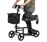 Kneeling Quad Roller Cart Economy Knee Scooter Steerable Knee Walker for Broken Leg, Foot, Ankle Injuries Leg Scooter Crutch Alternative
