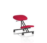 Kneeling Stool Black Frame Bespoke Colour Bergamot Cherry