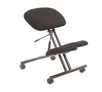 Dynamic OP000070 Kneeling Stool Task Operator Fabric Chair - Black