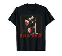 Kneeling Templar Knight Deus Vult T-Shirt