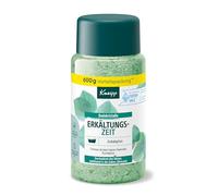 Kneipp Bath Crystals Cold Time - Bath Salt Storage Pack - with Natural Deep Salt from Luisenhall Saline & Natural Essential Oils of Eucalyptus and Mint - Aromatological Effect - 600 g