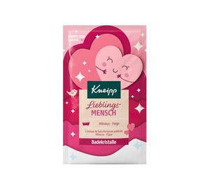 Kneipp Bath Crystals Favourite Person, Sachet with Natural Deep Salt and with High-Quality Hibiscus and Fig Extract, Fruity Floral Fragrance, 60 g