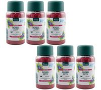 Kneipp Bath Crystals Muscle Active - with Precious Etheric Juniper Wintergrün- & Rosemary Oil - Warming Wohltuend to Muscles - 600g, 1