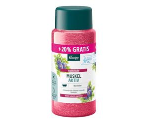 Kneipp Bath Crystals Muscle Active Special Size with Valuable Essential Juniper, Eucalyptus and Rosemary Oil, Warming and Soothing for Muscles, Limited Edition, 720 g