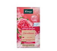 Kneipp Bath Crystals Pampering, Bath Salt with Deep Salt and The Combination of Natural Essential Oil of Damascus Rose and Nourishing Camellia Oil, Long-Lasting Dream Foam, 80 g