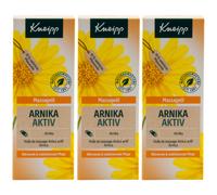 Kneipp Massage Oil Arnica Active 3 X 100ml With Almond Relaxation