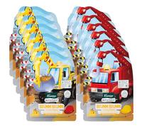 Kneipp Naturkind Brumm Brumm Bubble Bath Multipack - with Nourishing Peach Seed Oil and Essential Orange Oil - 12 x 40 ml