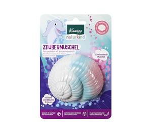 Kneipp Naturkind Colour Bubble Bath Magic Shell Bath Additive with Valuable Grape Seed and Avocado Oil Floating Shell with Watermelon Fragrance for Magical Fun in the Bath - Pack of 1