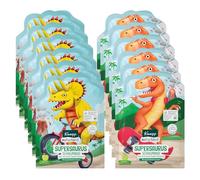 Kneipp Naturkind Supersaurus Foam Bath - Colours the Water Green and Smells of Apple - Developed with Love Especially for Children - 12 x 40 ml