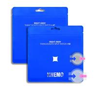 KNEMO Right Away Thincognito Invisible Spot Patch - Absorbent Hydrocolloid Spot Patch for Face, Blemishes, Pimples, Acne, Breakouts for Skin Care, 2 Sizes (42 Pack, 2