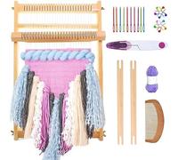 Knewmart Wooden Loom for Beginners 39 x 25 cm with Knitting Kit