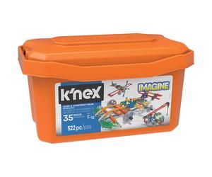 K'NEX 18025 Imagine, Click & Construct Value Building Set, 35 Models, Engineering Educational Toy, 522 Pieces