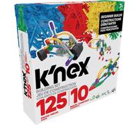 K'NEX Beginner Builds Set: 125 Pieces, 10 3D Models, Step-by-Step Guide, Ages 7+, Monster Truck & Spaceship, 80206