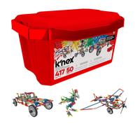K'NEX Creation Zone Building Set 50 Model, 417 Pieces, Storage Tub