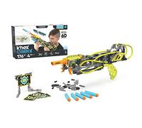 K'NEX Cyber-X | C5 Neostrike | Educational Toys for Boys and Girls Blasts up to 75 ft-184 Pieces, 4, Targets, 5 Darts-Gift Kids 8+ | Basic Fun 12457