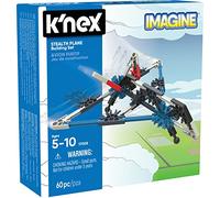 K'NEX Imagine Stealth Plane Building Set for Ages 5+, Construction Education Toy, 61 Pieces