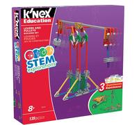 Knex STEM Levers & Pulleys Kit - Kid's 139pc Construction Building Physics Set