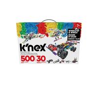 K'NEX 80208 Wings and Wheel Building Set, 3D Educational Toys for Kids, 500 Piece Stem Learning Kit, Engineering for Kids, Colourful 30 Model Building