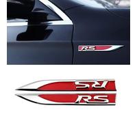 KNHCX Car Emblem Badge Stickers for Skoda Fabia,Stylish 3D Metal Emblem Badge Sticker Decal Car Trunk Tailgate Front Grille Hood Window Exterior Decal Car Decoration Accessories,B