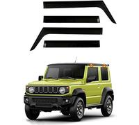 KNHCX Car Wind Deflectors Set for Suzuki Jimny 2018-2024,Electroplating Acrylic Car Window Rain Guard/Sun Visors/Shied Deflectors Covers Ventilated in Rain-Reduce Wind Turbulence Car Accessories