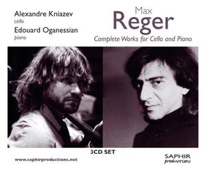 Kniazev:Oganessian - Reger: Complete Works For Cello/ Piano