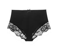 Knickers For Women Maxi Full Brief Sexy For Women High Waisted Underwear For Women No Top Full Coverage Briefs Soft Stretch Ladies Crutless Knickers High Waisted Underwear Women (Black, XXL)