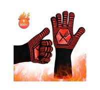 (Knife and fork shape) 1pc Heat Resistant BBQ Gloves Pot Burn Fire Proof Glove Kitchen Holder Cooking 800??