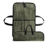 knife bag for chefs, chefs knives chefs heavy cutlery pouple heavy duty canvas bag waxed canvas bag kitchen tools chef knife organizer portable chef knife organizer with handle for culinary, Army