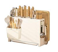 Knife Block for White Kitchen Chopsticks, Knife Stand, Kitchen Knife Drying Rack, Kitchen Chopsticks, Cutting Board, Storage Rack, Organizer
