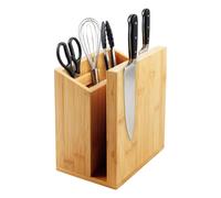 Knife block utensil holder knife holder magnetic knife block bamboo