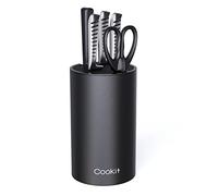 Knife Block without Knives, Cookit Universal Round Knife Block Only, Detachable Knife Holder for Easy Cleaning, Space Saver Knife Storage Ho