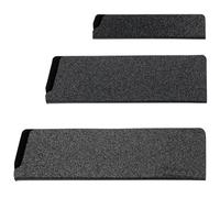 Knife Covers or Sleeves, 3 Pcs ABS Universal Knife Guard Kitchen Knife Sheath Knife Blade Guard Gentle Non-Scratch Felt Lining Knife Protectors for Chefs Knife, Cleaver (Black)