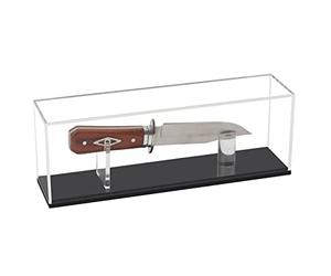 Knife Display Case Military Folding Pocket Knife Display Box Stand Holder Cabinet Protection Collection