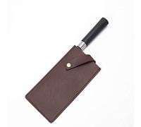 Knife Guard for Chef Knife, 8.3" PU Leather Knife Sheath, Protetive Cover for Wide Knives and Meat Cleaver, Meat Cleaver Blade Protector, Kitchen Knife Protection Accessories