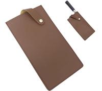 Knife Guard for Chef Knife, 8.5 Inch PU Leather Sheath, Brown Sleeve for Knives, Cleaver Knife Cover, Kitchen Knife Protective Sheath