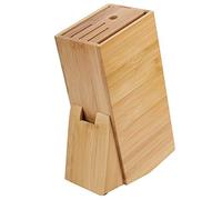 Knife Holder Rack, Eco-Friendly Wooden Knife Block with Angled Slots for Easy Handling, Knife Rack Horizontal Layout for Blade