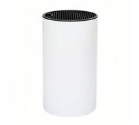 Knife Holder Without Knives, Universal Knife Block Space Saver, Kitchen Knife Storage, Unique Slot Design to Protect Blades and Detach for Easy Cleaning, White