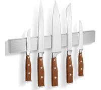Knife Magnetic Strip, Magnetic Knife Holder for Wall Mount Fridge Refrigerator Knives Magnet Bar Tool Rack RV Kitchen Utensil Holder Metal Kitchen Tool Holder Knives Block RV Accessories 12 Inch